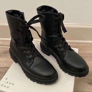 Black Combat Boots